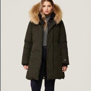 real fur trimmed hooded coats